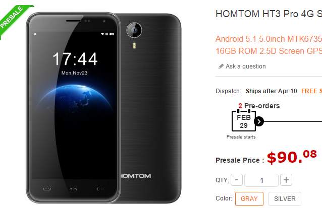 Doogee HomTom HT3 pro - хороший бюджетник по хорошей цене