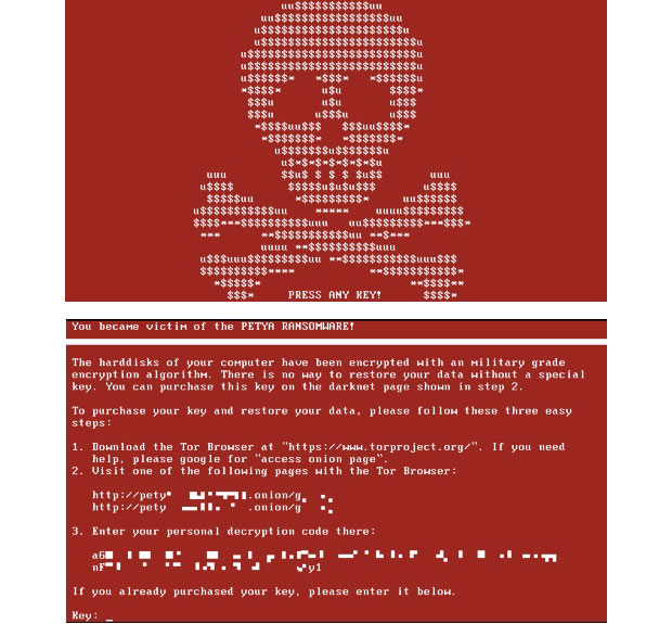 Вирус-вымогатель «Петя» полностью шифрует жесткий диск ПК