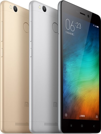 Анонсирован Xiaomi Redmi 3 Pro с дактилоскопическим сканером