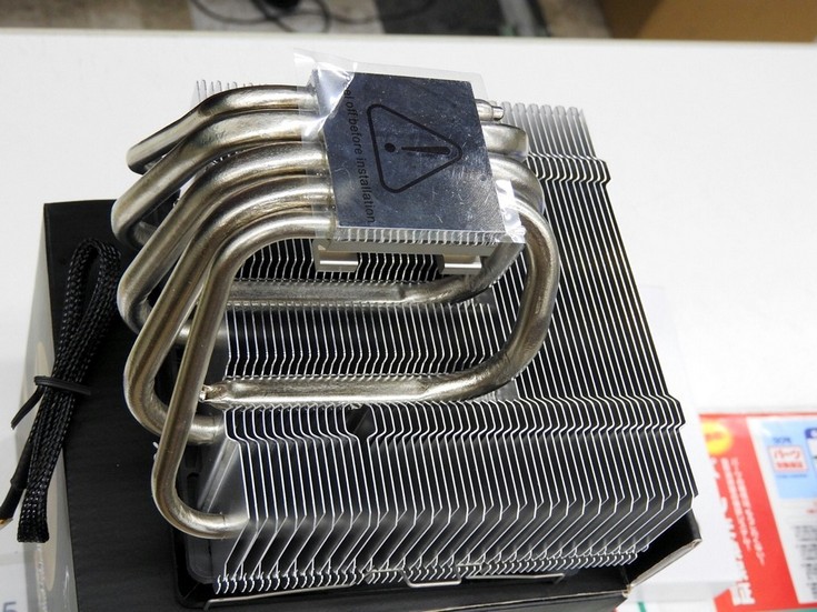 Кулер Scythe Kabuto 3 располагает пятью тепловыми трубками