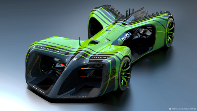 Автомобили Roborace получат сердца Nvidia Drive PX 2