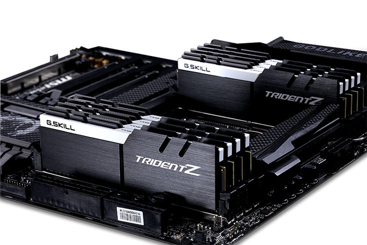 G.Skill предлагает пять новых вариантов цветового оформления модулей памяти Trident Z DDR4