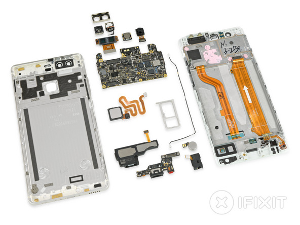 Huawei P9 заработал у iFixit семь баллов