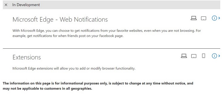Microsoft работает над добавлением поддержки расширений мобильного браузера Edge