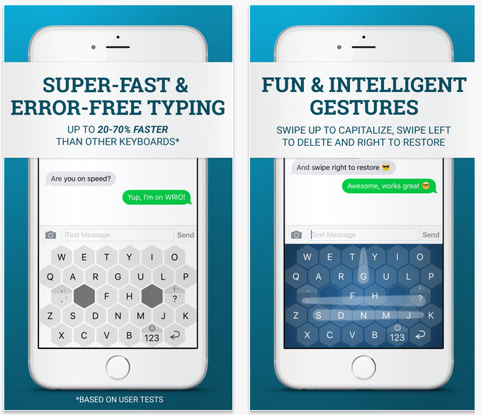 Разработчики виртуальной клавиатуры Wrio утверждают, что она позволит повысить скорость набора
