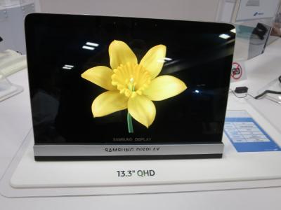 Компания Samsung недавно показала панели OLED размером 13,3 и 14 дюймов