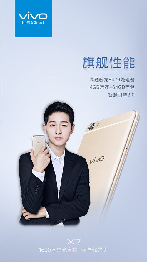 Vivo X7 одобрен TENAA