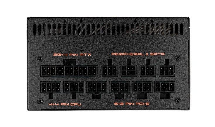 Блок питания Gigabyte Xtreme Gaming XP1200M имеет шесть разъёмов для подключения питания к видеокартам