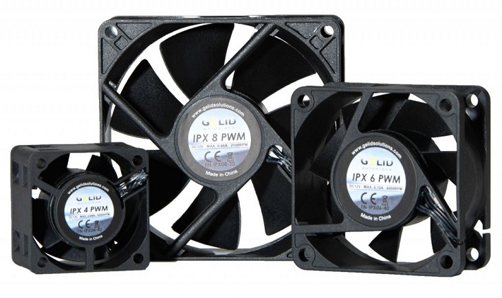 Gelid IPX: серия промышленных вентиляторов с балансировкой и японскими шарикоподшипниками