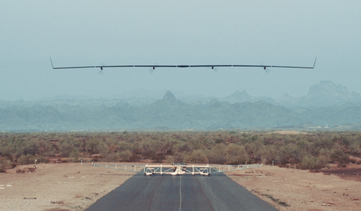 БПЛА Facebook Aquila поднялся в воздух