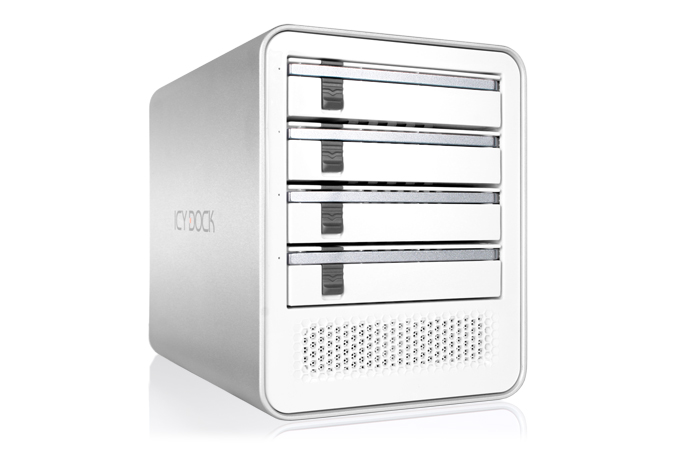 Корпуса для внешних массивов ICYCube MB561U3S-4S R1 и ICYCube MB561U3S-4SB R1 вмещают по четыре накопителя