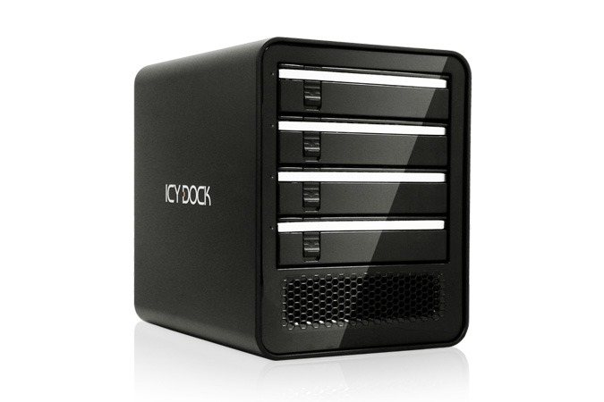 Корпуса для внешних массивов ICYCube MB561U3S-4S R1 и ICYCube MB561U3S-4SB R1 вмещают по четыре накопителя