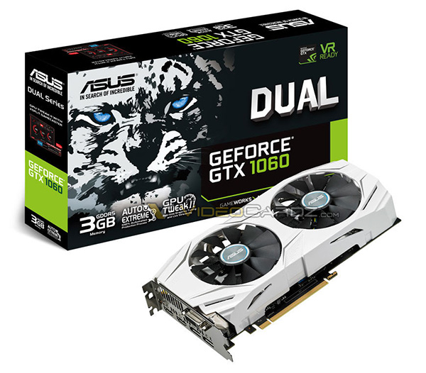 ASUS GTX 1060 DUAL 3GB