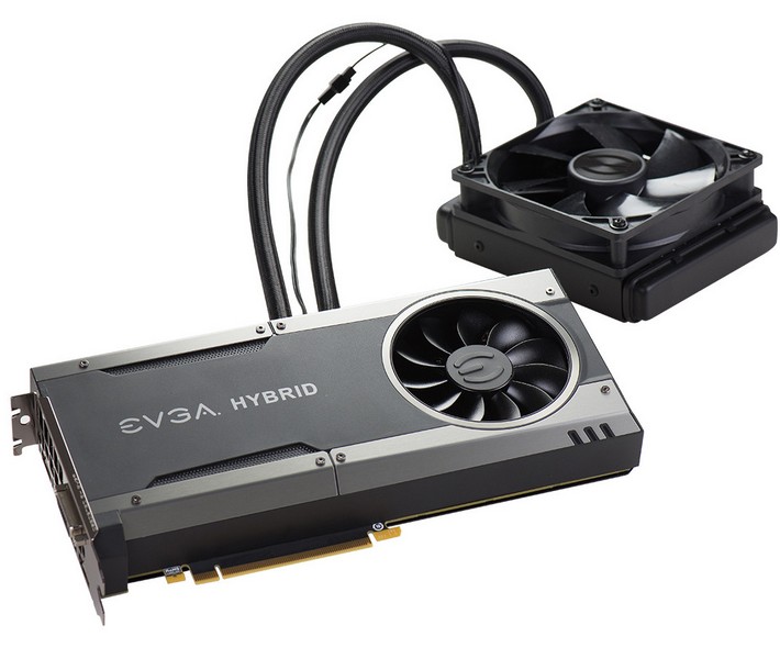 Карта EVGA GeForce GTX 1080 Hybrid стоит $730