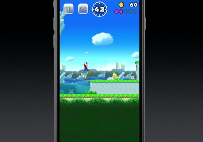 Apple начала презентацию с игры SuperMario Run