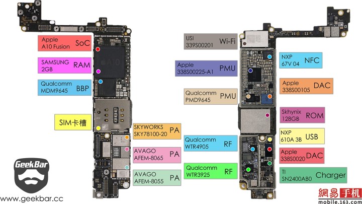 Вскрытие Apple iPhone 7 показало...