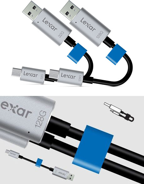 Флэш-накопители Lexar C20c и C20m