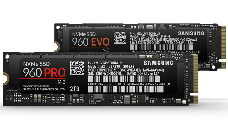 Продажи 960 PRO и 960 EVO начнутся в октябре