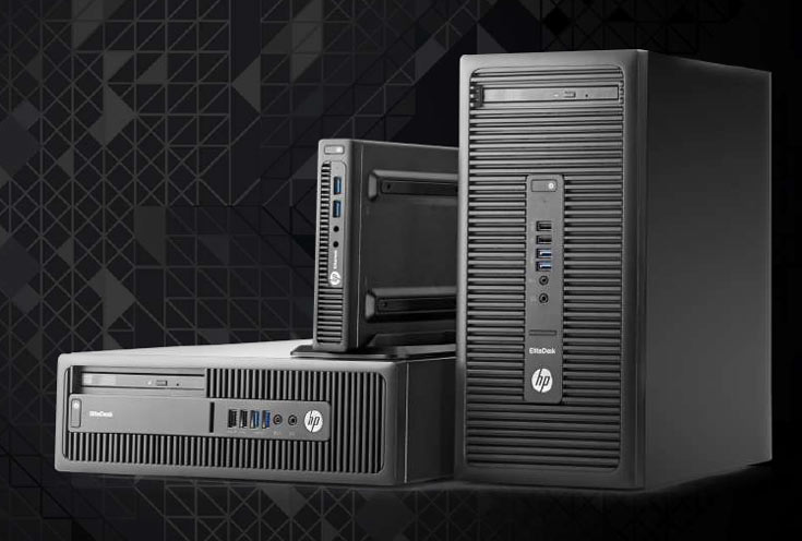 Системы HP EliteDesk 705 G3 Series доступны в трех форм-факторах