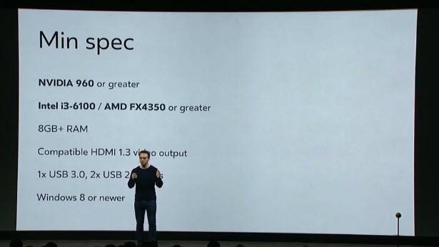 Шлем виртуальной реальности Oculus Rift скоро сможет работать даже с ноутбуками стоимостью $500