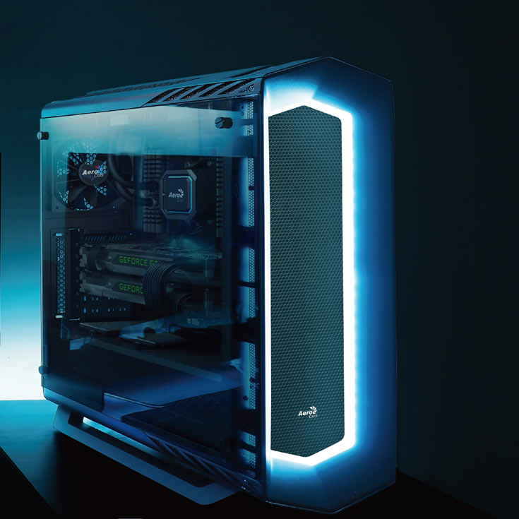 Размеры корпуса Aerocool Project 7-Chassis — 447 х 210 х 550 мм