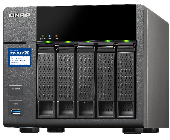 NAS Qnap TS-531X построено на платформе AnnapurnaLabs