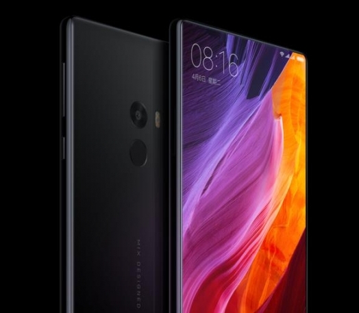Смартфон Xiaomi Mix выделяется на фоне конкурентов отсутствием рамок с трех сторон дисплея