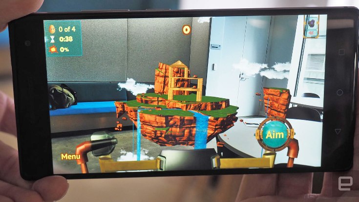 Смартфон Lenovo Phab 2 Pro появился в продаже