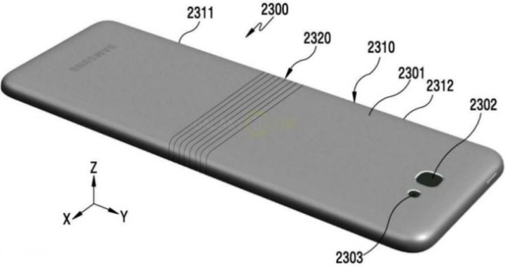 Samsung запатентовала гнущуюся раскладушку