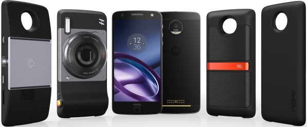 Lenovo выводит смартфоны Moto Z и сменные модули Moto Mods на российский рынок