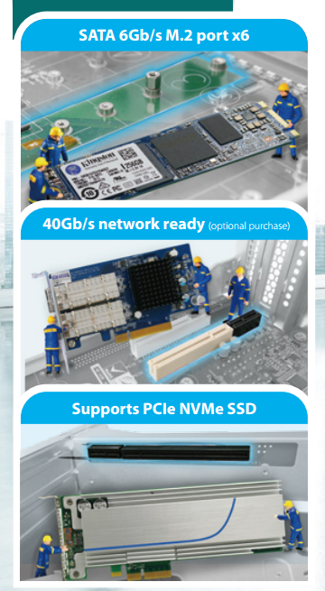 NAS Qnap TS-1685 базируется на процессорах Xeon D