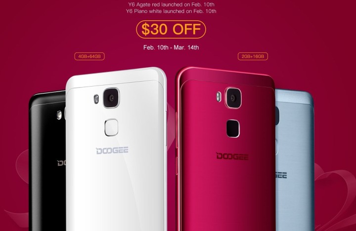 Doogee Y6 с 4 ГБ RAM и 64 ГБ ROM за $139