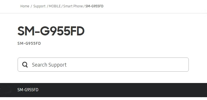 Аппарат носит каталожный индекс SM-G955FD