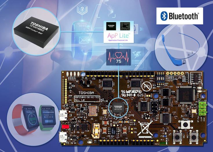 Основой набора служит плата с «концентратором датчиков» TZ1041MBG
