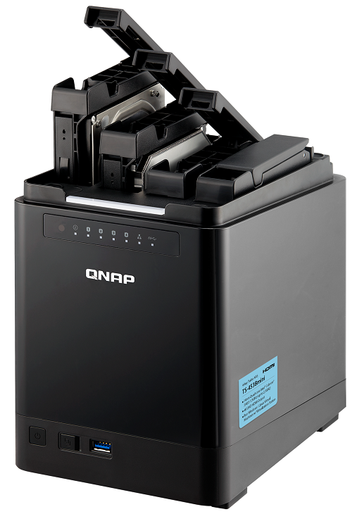 Хранилище Qnap TS-453Bmini поддерживает аппаратное шифрование AES-NI