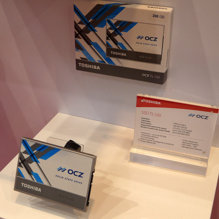 Основу экспозиции Toshiba на выставке CeBIT 2017 составили HDD, SSD и флэш-накопители