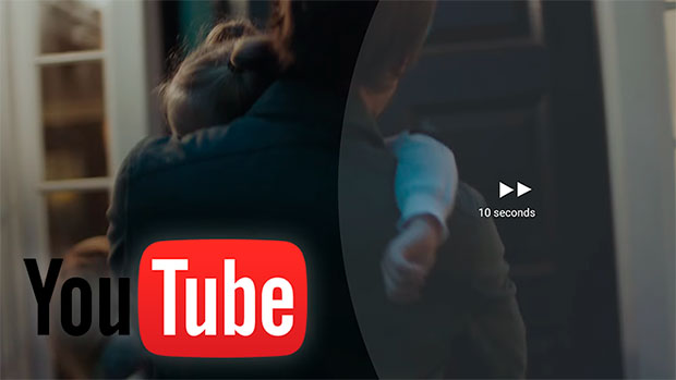 Перемотать видео в YouTube можно двойным касанием