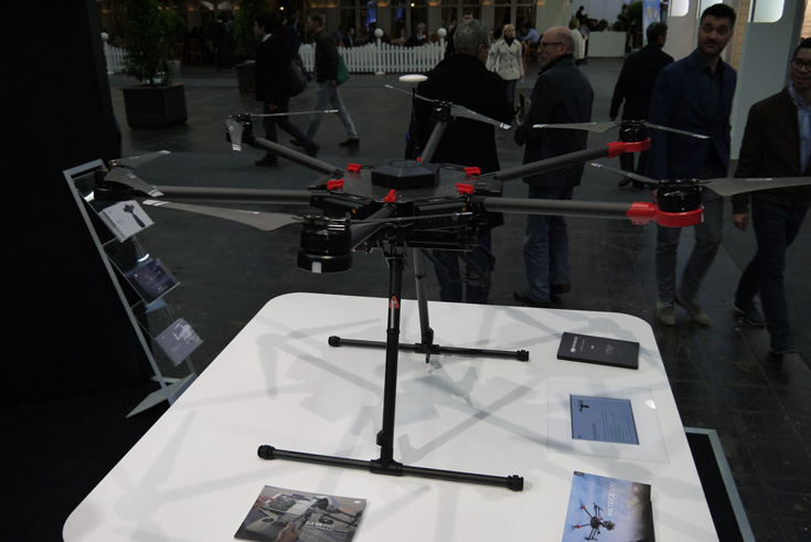 Компания DJI привезла в Ганновер дрон Inspire 2 и другие модели