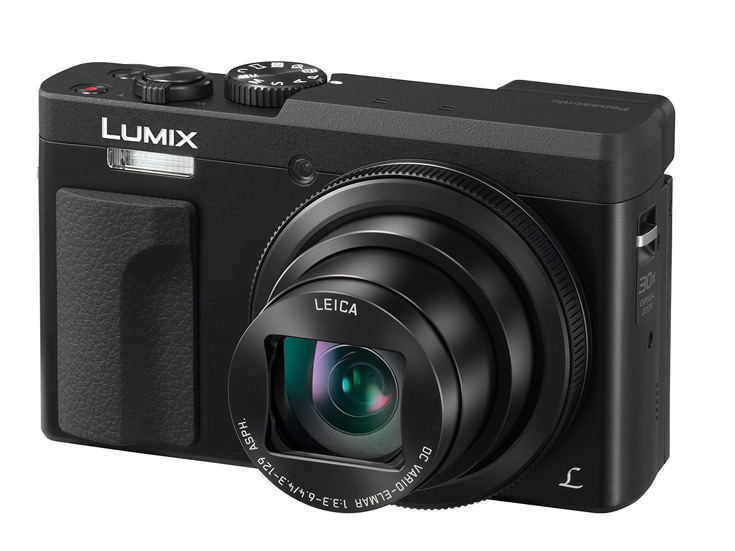 Компактная камера Panasonic Lumix DC-TZ90 с 30-кратным зум-объективом поддерживает видео 4К