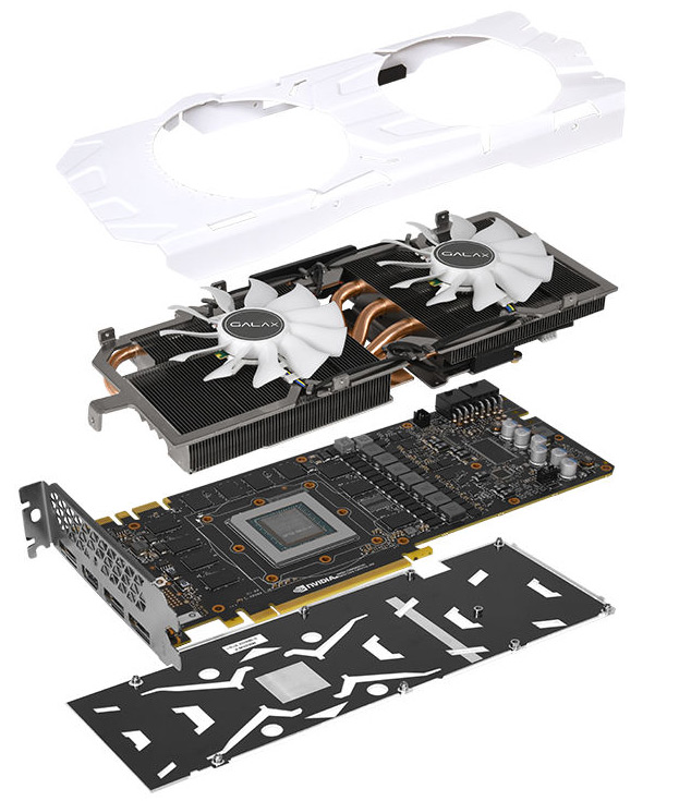 Различие между Galax GTX 1080 Ti EXOC White и KFA2 GTX 1080 Ti EXOC White заключается только в оформлении упаковки