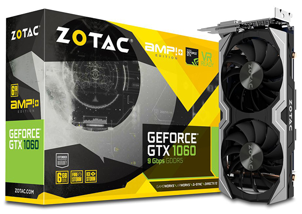 Zotac GeForce GTX 1060 AMP! Edition+