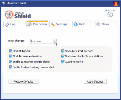 Безопасность: Arovax Shield v.1.3.4