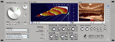 Конволюционный ревербератор Audio Ease Altiverb 5, теперь и для Windows