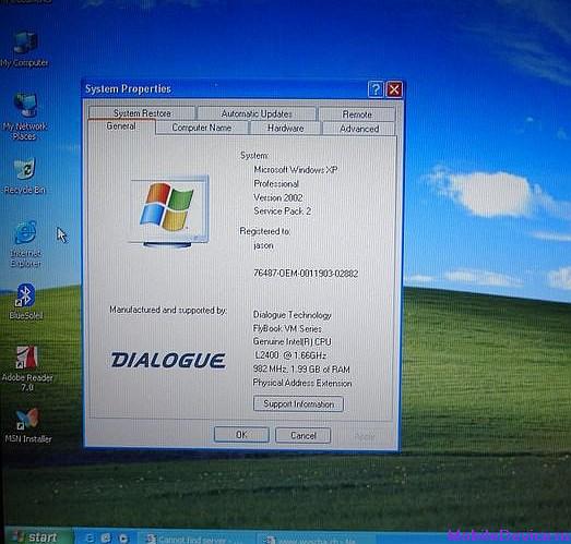 Dialogue Flybook VM ультрапортативный компьютер Computex 2006