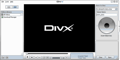 Кодеки: DivX v.6.2.5