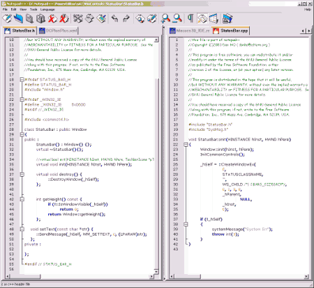 Текстовые редакторы: Notepad++ v.3.7