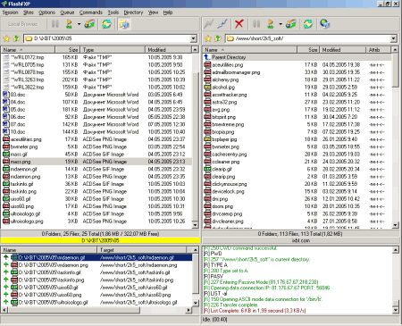 FTP-клиенты: FlashFXP v.3.4 Final
