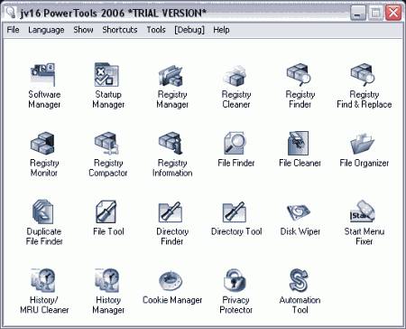 Настройщики: jv16 PowerTools 2006 v.1.5.2.342