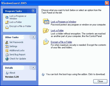 Утилиты: WindowsGuard 2006 v.6.4.20