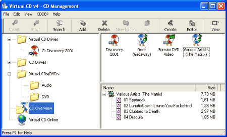 CD/DVD: Virtual CD v.8.0.0.3